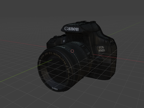 Canon EOS 850D 24 1 Digital SLR Camera 3D Modell