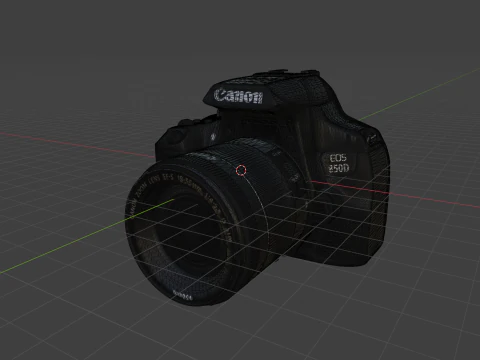 Canon EOS 850D 24 1 Digital SLR Camera 3D Model