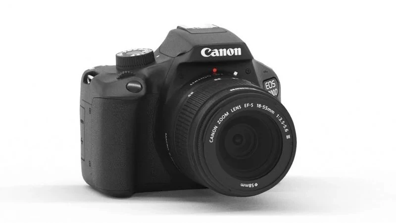 Canon EOS 4000D 3D Model .c4d .max .obj .3ds .fbx .stl .blend 