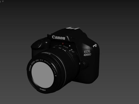 Canona EOS-a 4000D Model 3D
