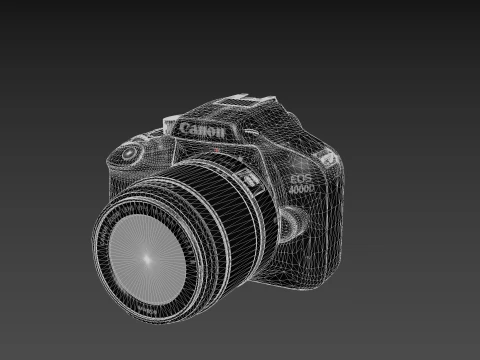 Canon EOS 4000D 3D Model