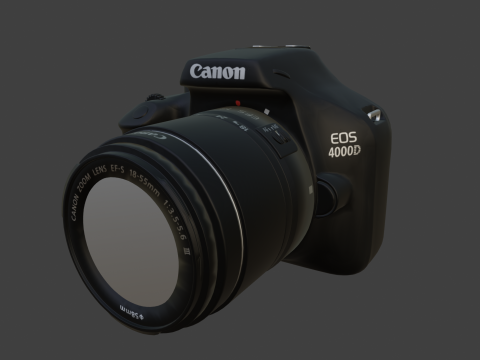 Canona EOS-a 4000D Model 3D