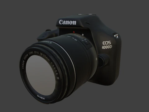 Canon EOS 4000D 3D Model