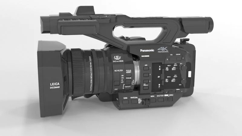 Panasonic Ag-UX90 4K Professional Camcorder Modèle 3D .c4d .max .obj .3ds .fbx .stl .blend 