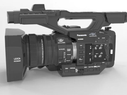 Panasonic Ag-UX90 4K Professional Camcorder 3Dモデル