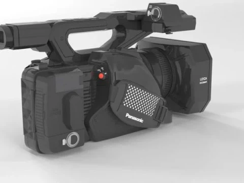 Panasonic Ag-UX90 4K Professional Camcorder 3D Model