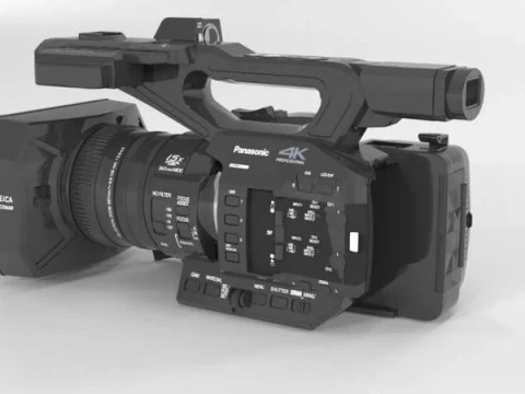 Panasonic Ag-UX90 4K Professional Camcorder 3D Model