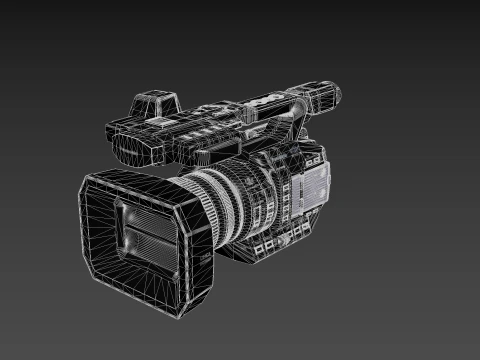 Panasonic Ag-UX90 4K Professional Camcorder 3D Model