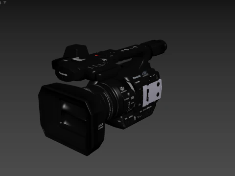 Panasonic Ag-UX90 4K Professional Camcorder 3D Model