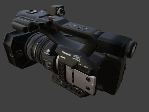 Panasonic Ag-UX90 4K Professional Camcorder 3D Model