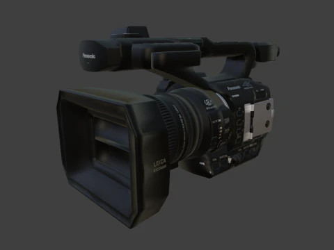 Panasonic Ag-UX90 4K Professional Camcorder 3D Model
