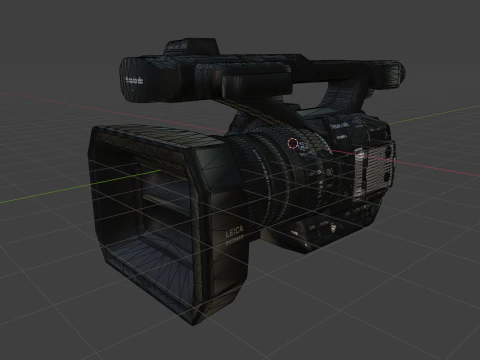 Panasonic Ag-UX90 4K Professional Camcorder 3D Model