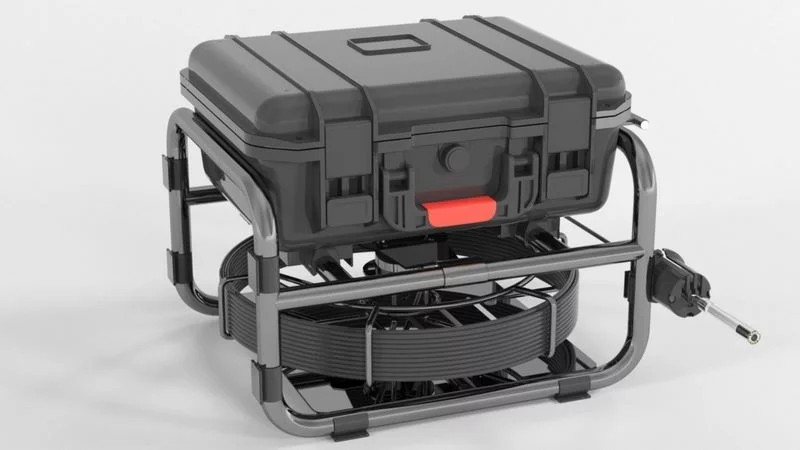 Sanyipace Sewer Scope Camera with Locator Modelo 3D .c4d .max .obj .3ds .fbx .stl .blend