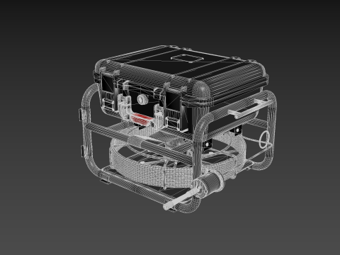 Sanyipace Sewer Scope Camera with Locator Modelo 3D