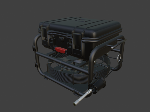 Sanyipace Sewer Scope Camera with Locator Modelo 3D