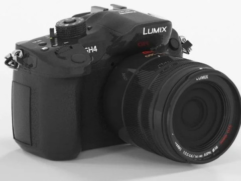 Panasonic Lumix GH4 Mirrorless Digital Camera 3D Модель