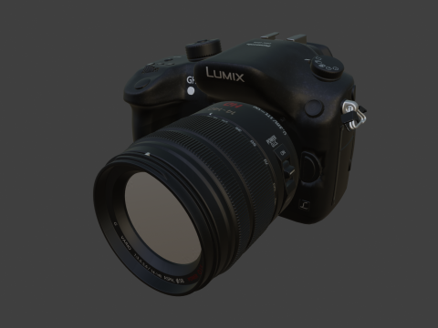 Panasonic Lumix GH4 spiegelloze digitale camera 3D Model