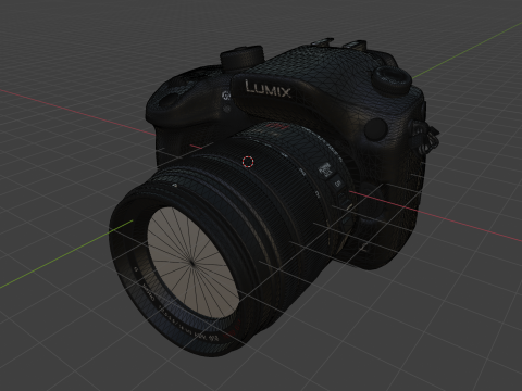 Panasonic Lumix GH4 spiegelloze digitale camera 3D Model