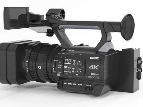 Sony HXR-NX200 HXR-NX200P 4K Professional PAL Camcorder 3D Модель
