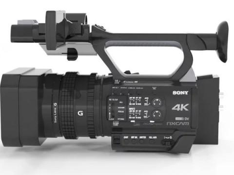 Sony HXR-NX200 HXR-NX200P 4K Professional PAL Camcorder 3D Model