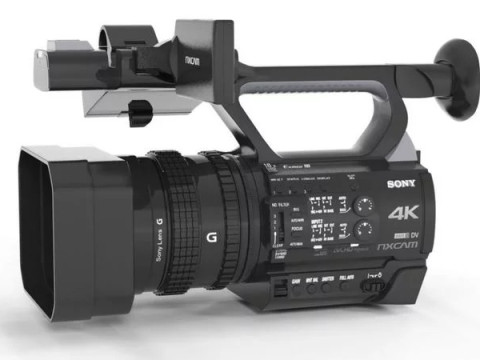 Sony HXR-NX200 HXR-NX200P 4K Professional PAL Camcorder 3D Model