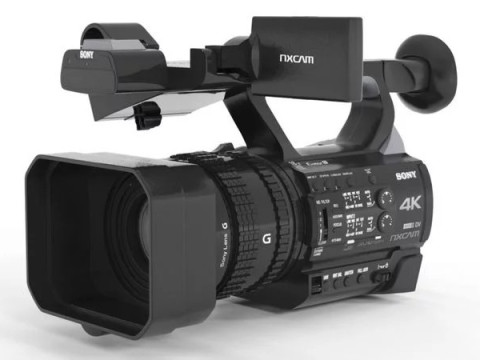 Sony HXR-NX200 HXR-NX200P 4K Professional PAL Camcorder 3D Model