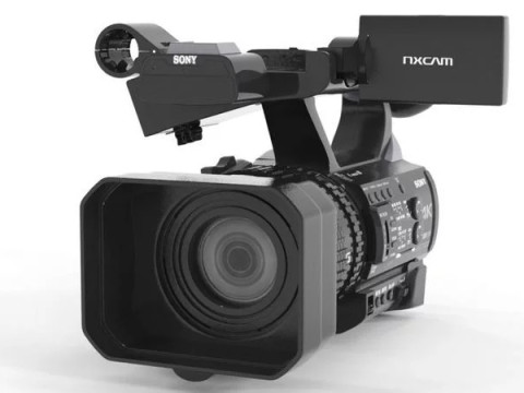 Sony HXR-NX200 HXR-NX200P 4K Professional PAL Camcorder 3D Model