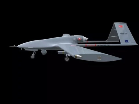 Bayraktar TB2 UAV Modelo 3D