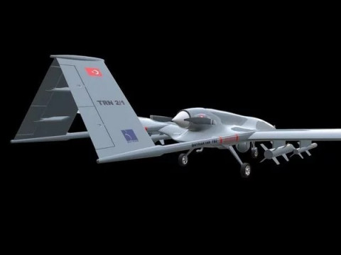 Bayraktar TB2 UAV Modello 3D
