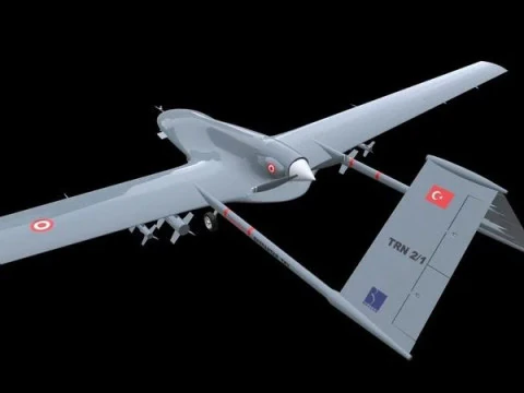 Bayraktar TB2 UAV 3D Model