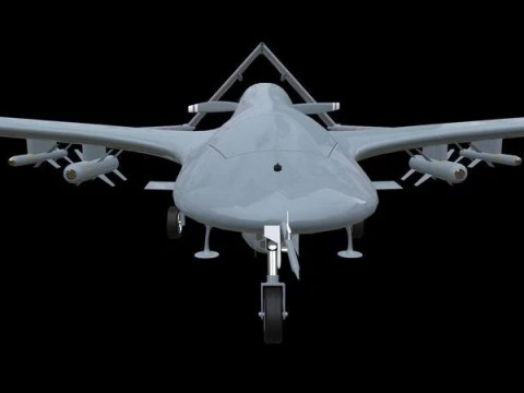 Bayraktar TB2 UAV Modello 3D