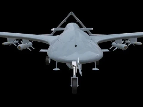 Bayraktar TB2 UAV 3D Model