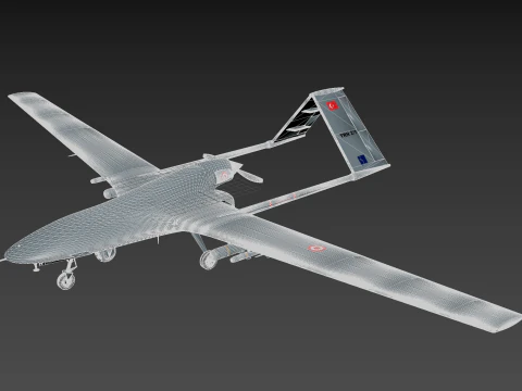 Bayraktar TB2 UAV 3D Model