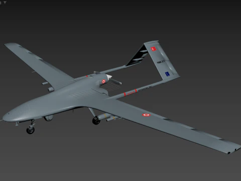 Bayraktar TB2 UAV 3D Model