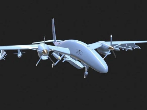 AKINCI UAV 3Dモデル