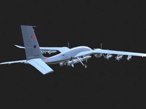 AKINCI UAV 3D Модель