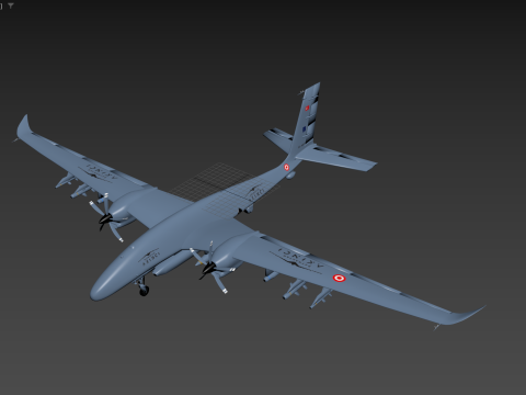 AKINCI UAV 3D Модель