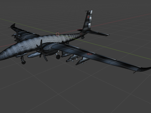 AKINCI UAV 3D Модель