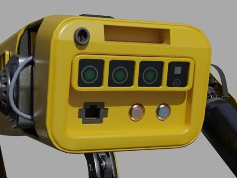 Robot Dog 3D Model