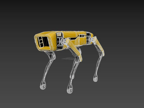 Robot Dog 3D Model