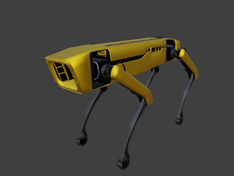 Robot Dog 3D Model