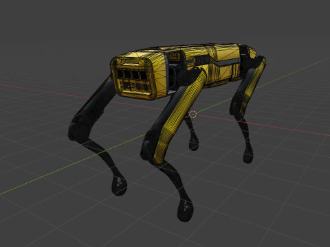 Robot Dog 3D Model