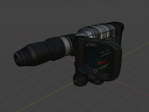 BOSCH 11321EVS Demolition Hammer 3D 模型