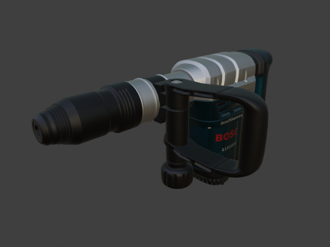BOSCH 11321EVS Demolition Hammer 3D 模型