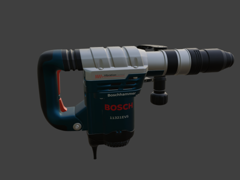 BOSCH 11321EVS Demolition Hammer 3D 模型