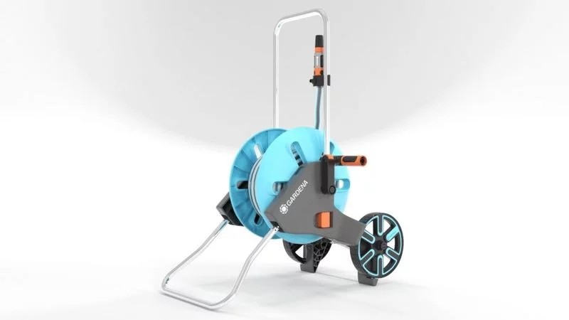 GARDENA 18513-20 Hose Reel Trolley CleverRoll Model 3D .c4d .max .obj .3ds .fbx .stl .blend