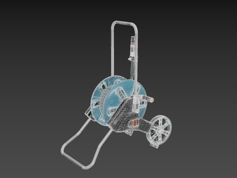 GARDENA 18513-20 Hose Reel Trolley CleverRoll Model 3D
