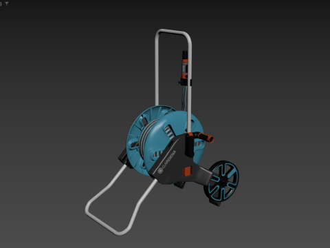 GARDENA 18513-20 Hose Reel Trolley CleverRoll Model 3D