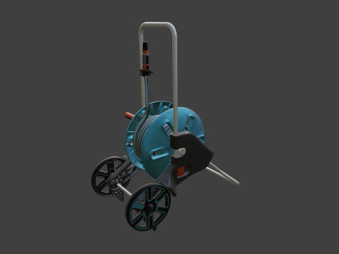 GARDENA 18513-20 Hose Reel Trolley CleverRoll Model 3D