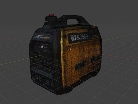 Generator Petrol 3D मॉडल